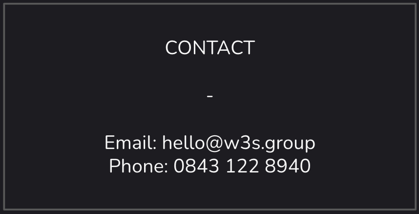 W3S group contact